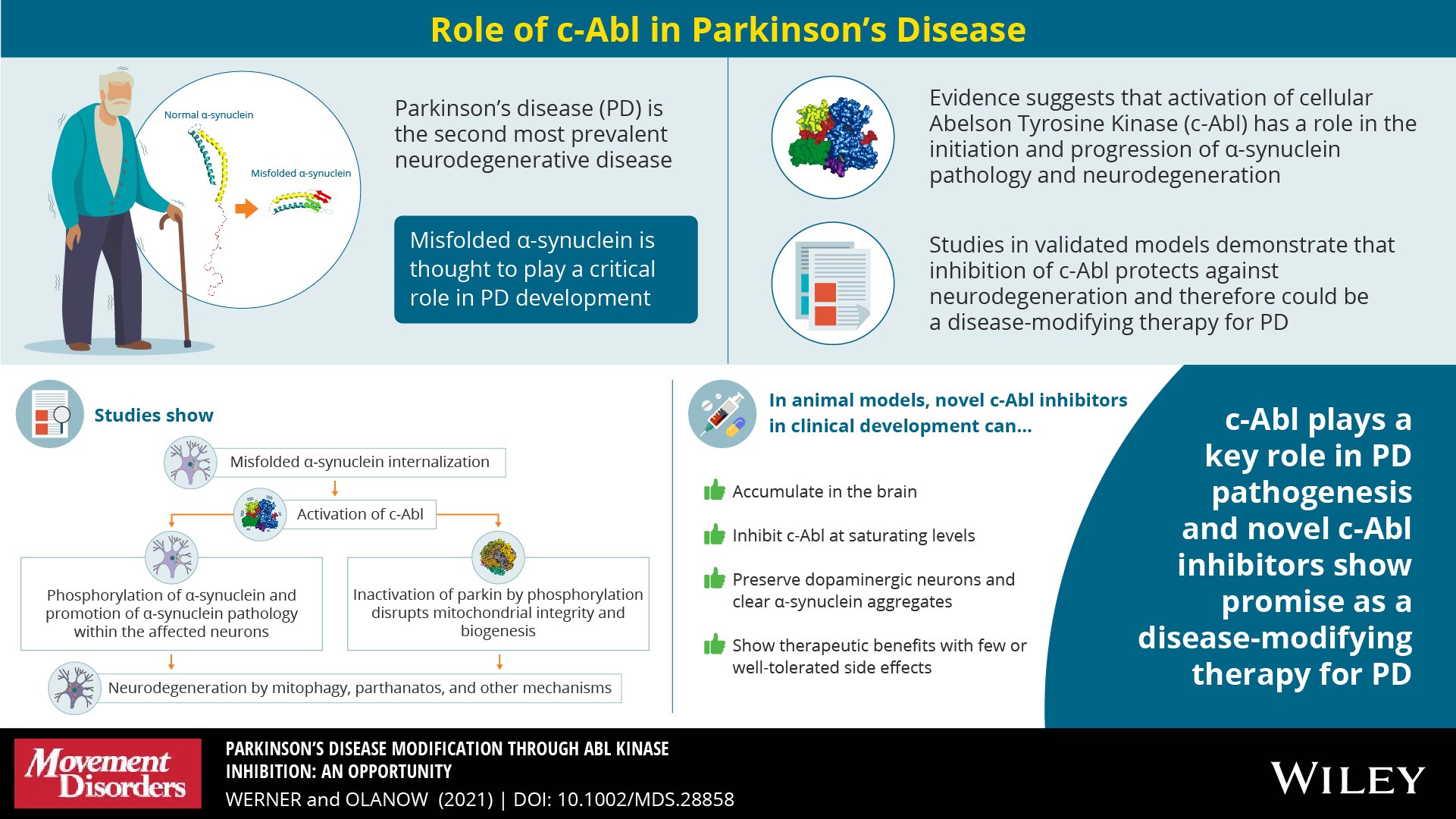 Parkinson's Disease Modification Through Abl Kinase Inhibition: An 